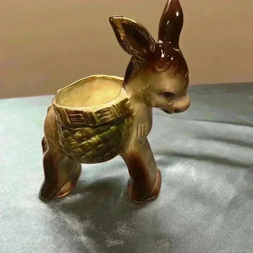 2 Vintage  Burro Planters - Picture 7 of 14